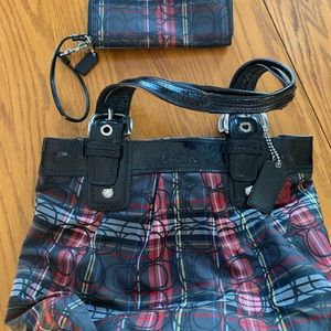 Coach Handbag and Wristlet/Wallet